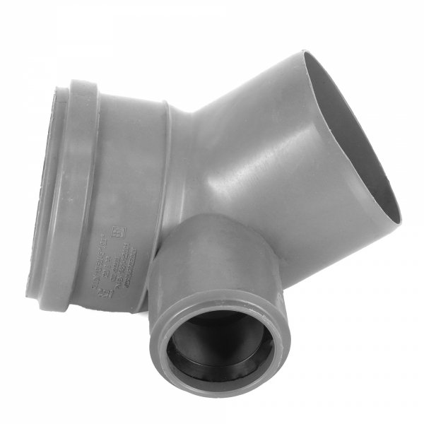 KOLANO KANALIZACYJNE 110 mm 45° PCV Redukcyjne Odejście LEWE 50 mm Kolanko