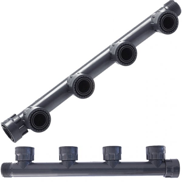 KOLEKTOR ROZDZIELACZ DO ELEKTROZAWORÓW NAWADNIANIA 4 obwody GW GZ