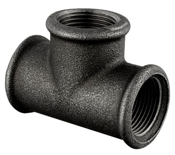 TRÓJNIK CZARNY FI 6/4'' CALA TROJAK RÓWNOPRZELOTOWY STAL DN40 ŻELIWNY