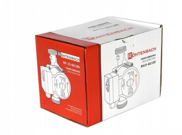 POMPA OBIEGOWA CO CYRKULACYJNA 25-40/180 RH Rohtenbach