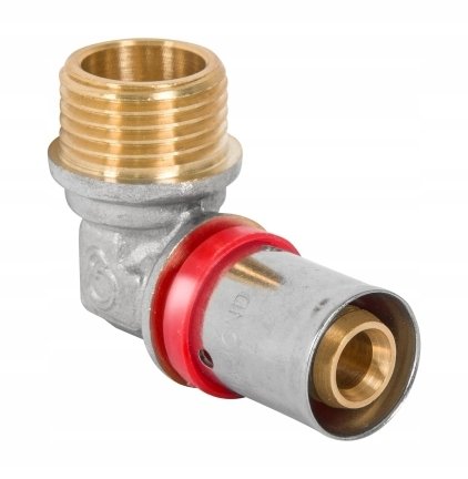 KOLANO NYPLOWE ZAPRASOWYWANE PEX ALUPEX FI 20x3/4 GZ DIAMOND FZZ-004.3/4X20.KOL-C