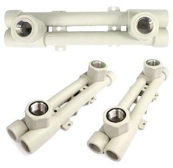 LISTWA MONTAŻOWA DO BATERII PŁYTKA PP FI 20mm x 1/2&quot;  ZGRZEWANA PRZELOTOWA