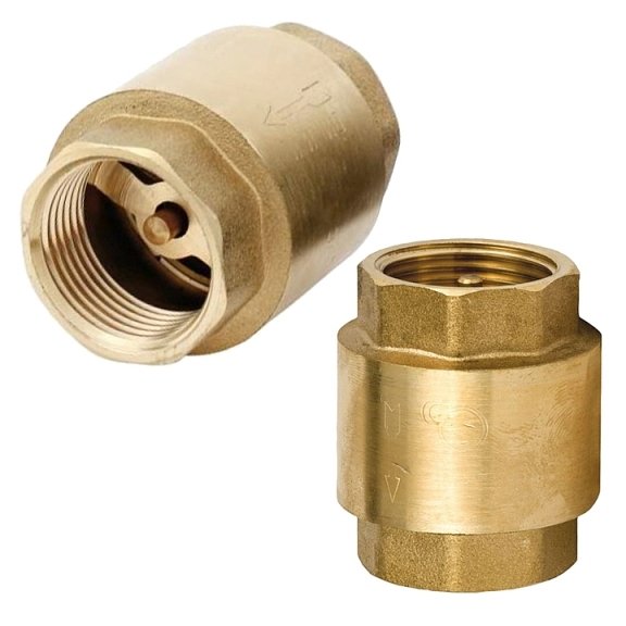 ZAWÓR ZWROTNY KIERUNKOWY 3/4&quot; cala DN20 Mosiężny Grzybek ART.12-20