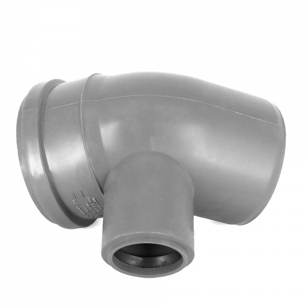 KOLANO KANALIZACYJNE 110 mm 45° PCV Redukcyjne Odejście PRAWE 50 mm Kolanko