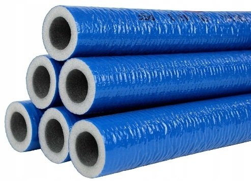 IZOLACJA OTULINA NA RURĘ PEX MIEDZIANĄ PP FI 35/6mm NIEBIESKA 2m