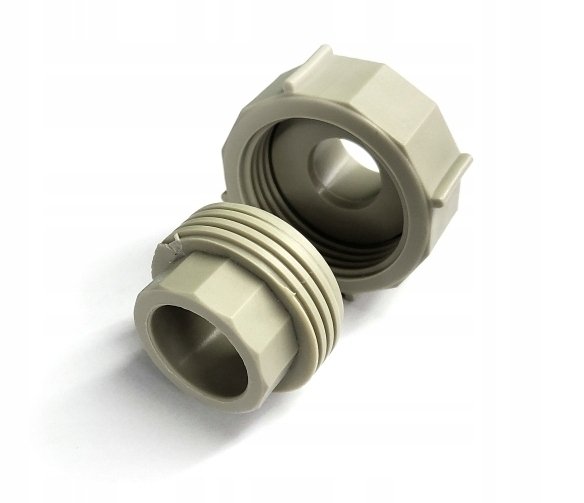 DWUZŁĄCZKA SKRĘCANA ŚRUBUNEK ZGRZEWANY PP 32 MM + USZCZELKA