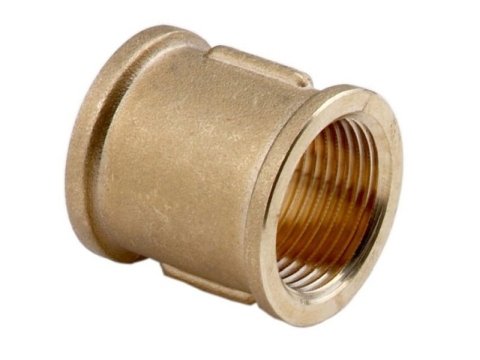 Mufa mosiężna 1/2'' MOCNY MOSIĄDŹ K-270.MUF.15.Y.