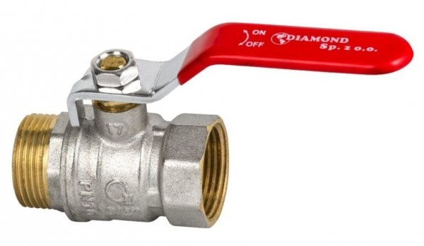 ZAWÓR KULOWY KUREK 3/4'' CALA WZ DN20 DŁAWIK RĄCZKA ART.2461-20.WZ