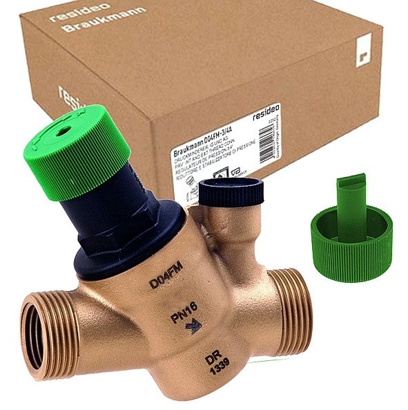 Honeywel Reduktor Regulator Ciśnienia Wody 3/4&quot; D04FM-3/4A