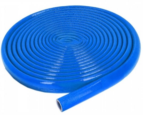 IZOLACJA OTULINA NA RURĘ PEX MIEDZIANĄ FI 28/6mm NIEBIESKA W KRĘGU KRĄG 10m