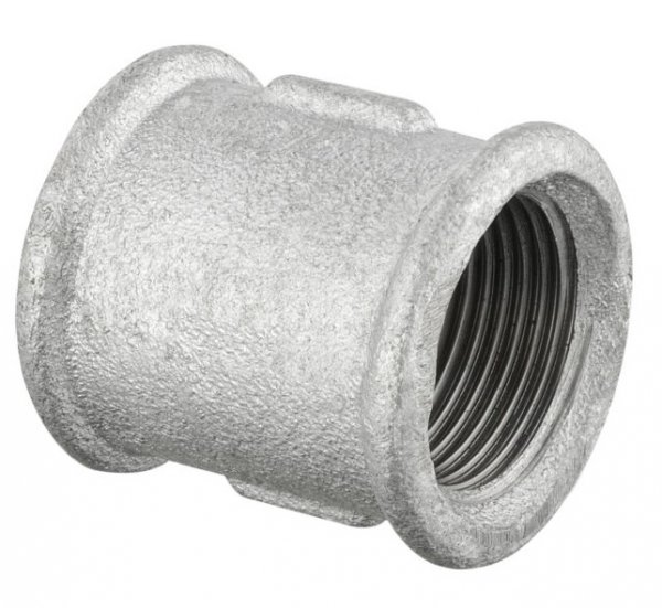 MUFA MUFKA ZŁĄCZKA OCYNKOWANA 6/4" CALA GW/GW 11/2 OCYNK DN40 ŻELIWNA MOCNA