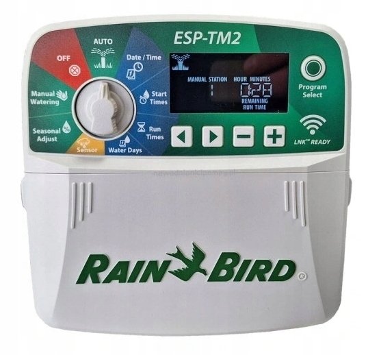 Sterownik ESP-TM2 TM2 RAIN BIRD WEWNĘTRZNY 12 sekcji Z Możliwością Wi-fi