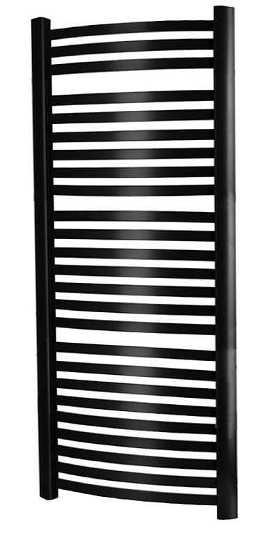 GRZEJNIK ŁAZIENKOWY DRABINKA 1400X470 CZARNY MAT 709W DIAMOND GR3-24/40.CZ.