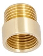 PRZEDŁUŻKA 1/2&quot; CALA DŁUGOŚĆ 10mm 1CM DN15 WYDŁUŻKA ZŁĄCZKA MOSIĘŻNA