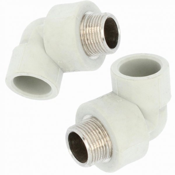 KOLANO PP 90° Z GWINTEM 25 x 3/4&quot; GZ ZGRZEWANE DO ZGRZEWU KOLANKO ŁUK