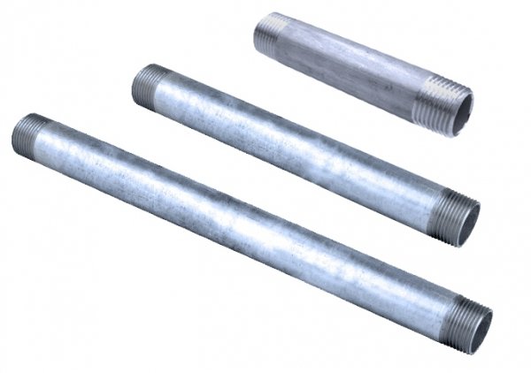 KRÓCIEC DWUSTRONNIE GWINTOWANY 1/2 20cm RURA STALOWA GWINTOWANA OCYNK 200mm