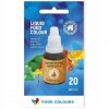 Barwnik spożywczy w płynie ZŁOTY NEW 20ml - Food Colours