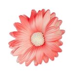 Margaretka kwiat z masy cukrowej 1 szt. - KOLOR CZERWONY