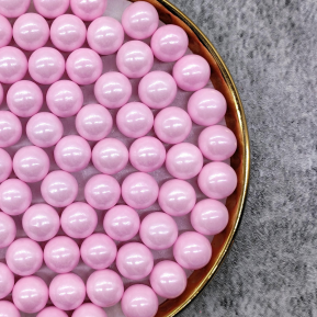 Posypka cukrowa BABY PINK BITS 100g Duże Perełki na Tort Różowe