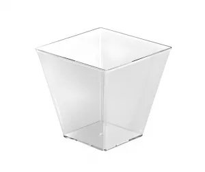 Pucharek na monoporcje kwadrat 60ml 51x51x46mm deserki 10szt