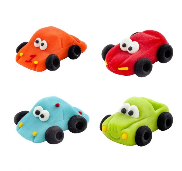 Dekoracja cukrowa AUTO MAŁE 1szt.