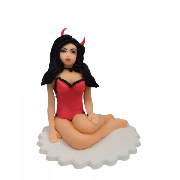 Figurka Cukrowa na Tort DIABLICA Kawalerski 18LAT OSIEMNASTKA