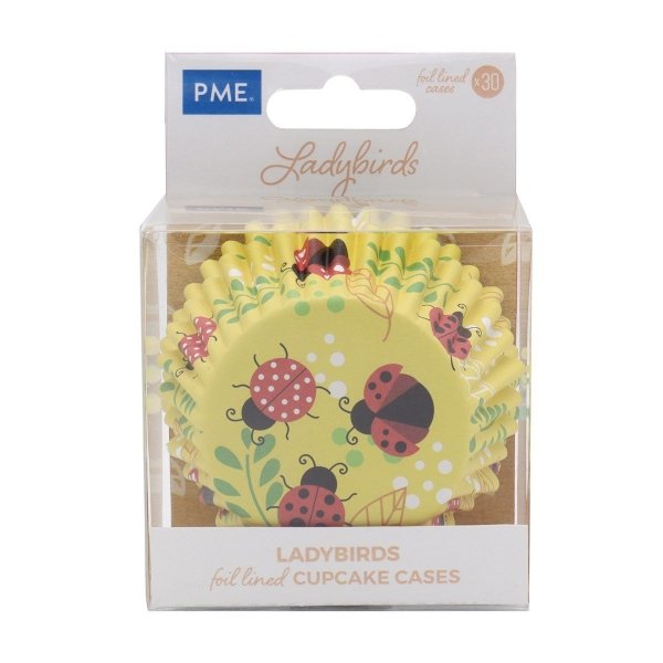 Foliowane Papilotki do Pieczenia Muffinek 5cm BIEDRONKI Wiosna 30szt
