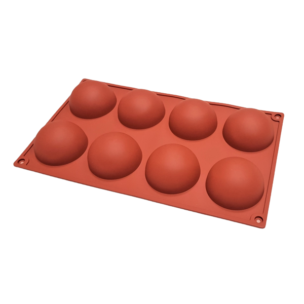 Mata forma silikonowa na monoporcje PÓŁKULE 5,8 cm