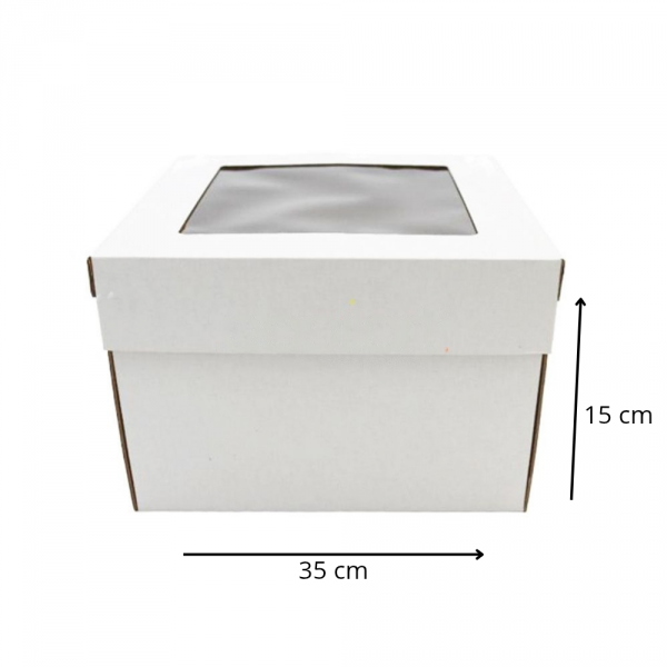 Opakowanie Karton na Tort z okienkiem 35x35x15 1szt