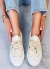 Trampki damskie skarpetkowe BRUNI LT.BEIGE