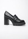 Damskie Botki Black PU