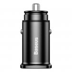 Inteligentna ładowarka samochodowa Square 2x USB QC3.0 Quick Charge 3.0 SCP AFC 30W czarny