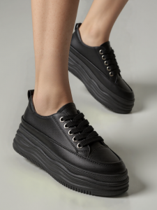 Damskie Sneakersy PLATFORMIA – Black