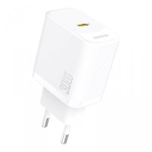 Szybka ładowarka sieciowa 30W PD GaN USB-C - biała