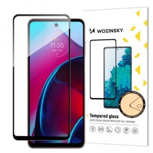 Szkło hartowane do Motorola Moto G Stylus 2022 9H na cały ekran z czarną ramką Tempered Glass