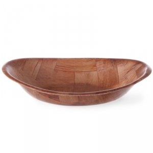 Miska drewniana kuchenna owalna 255x190mm - Hendi 425602