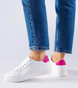 Biało-różowe sneakersy Bourassa