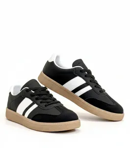 Czarne sneakersy casualowe na platformie Thérèse