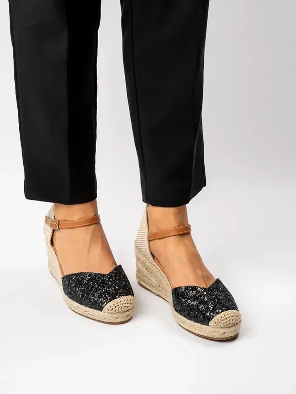 Damskie Espadryle BLACK
