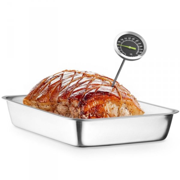 Termometr gastronomiczny analogowy z sondą szpikulcem 0-300 C