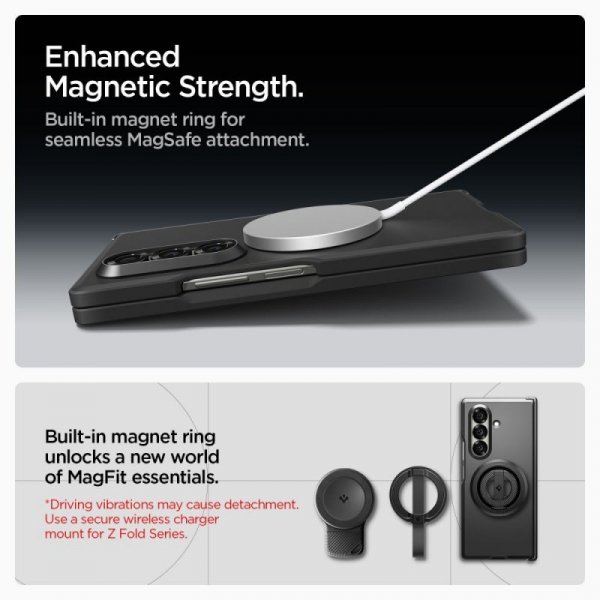 Etui pokrowiec na Samsung Galaxy Z Fold 7 Tough Armor Pro Mag MagSafe - czarne