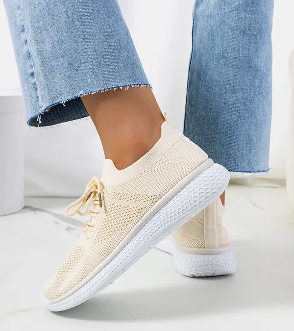 Beżowe sneakersy sportowe Michaela