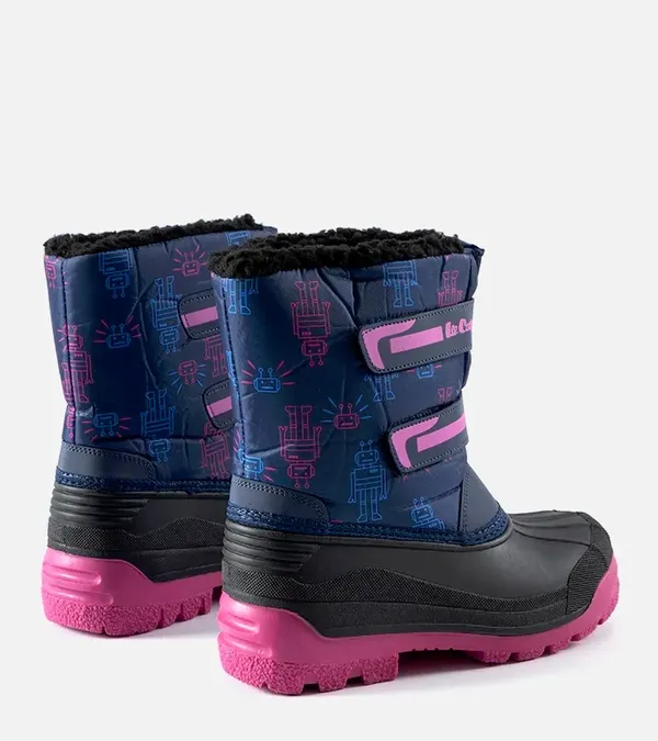Granatowe śniegowce Lee Cooper LCJ-23-44-2007K