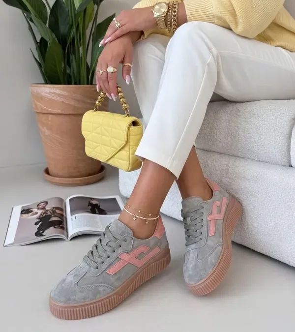 Zielone Sneakersy Ze Skóry Naturalnej Cambell