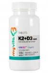 Natural Vitamin K2 MK7 100mcg + D3 2000IU -Forte, 60 tablets MyVita