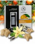 Aromatherapy Set with Pure Essential Oils and Ceramic Asterisks Vanilla & Tangerine