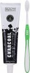 Beauty Formulas Charcoal - Toothbrush/1pcs + Toothpaste, 100ml