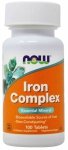 Iron Chelate 18 mg, Iron Complex, Now Foods, 100 tablets