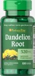 Dandelion Root Puritan's Pride 100 kaps., 520 mg