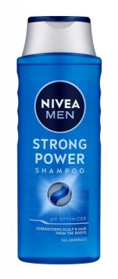 NIVEA MEN Szampon do włosów słabych i pozbawionych gęstości Strong Powder 400 ml 